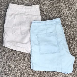 Women’s Gap Linen Shorts 2-pack Size 6